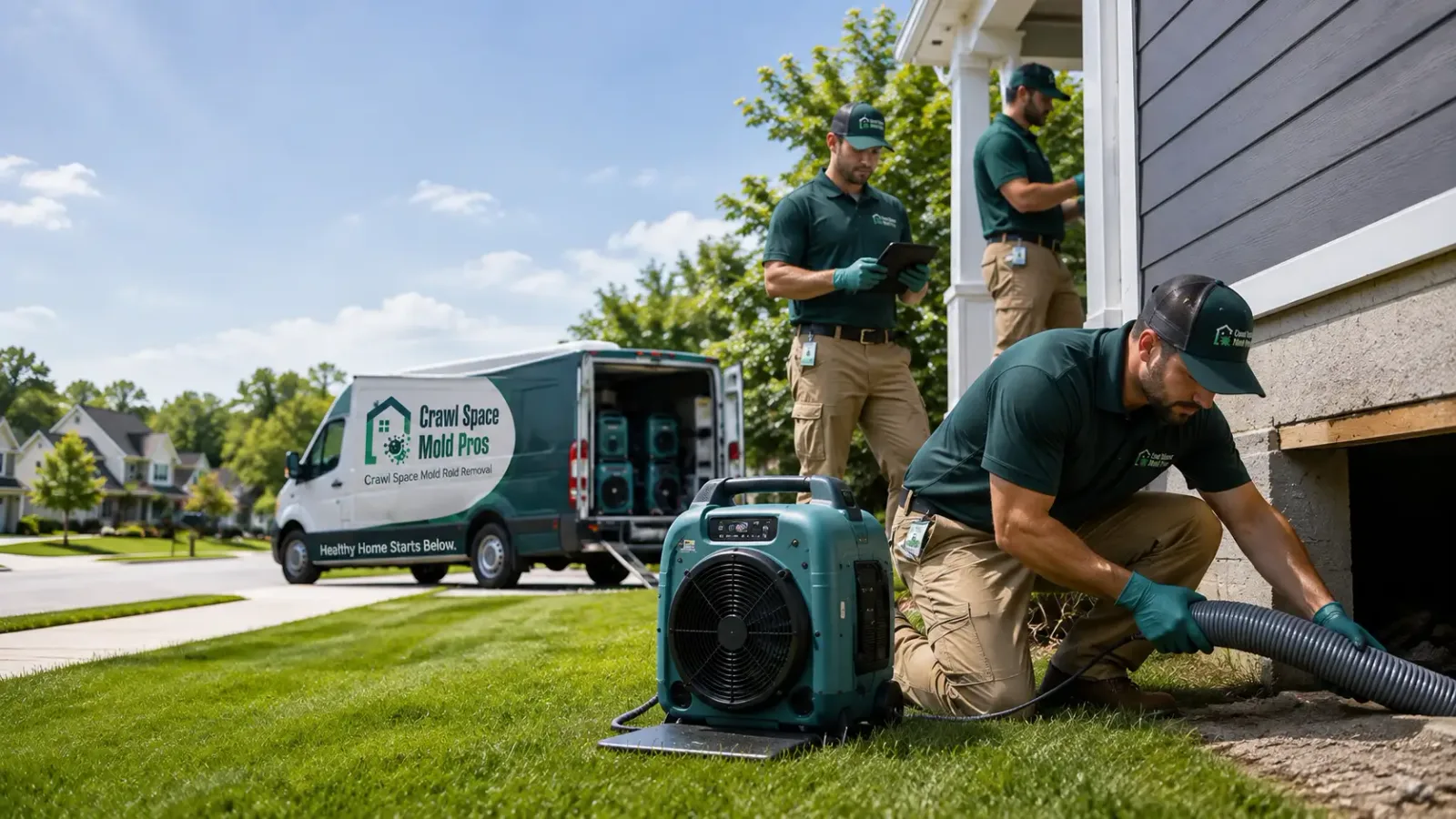 Crawl Space Mold Removal in Malta, ID